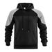 Men's Clothing Autumn And Winter New Trend Loose Large Size Color Matching Shoulder Hooded Sweatshirt Casual Pullover Top Jacket_viptrois.com