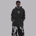 Vintage Washed Oversized Hoodie – Heavyweight Unisex Pullover With Distressed Finish (Fleece-Lined, Drop Shoulder, Ribbed Cuffs)_viptrois.com