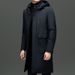 Mid-Length Cotton Jacket With Detachable Hat 2025 Winter New Business Loose Stylish Warm Coat For Men_viptrois.com