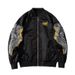 Suitable For All Seasons Men's Spring Autumn Trendy Loose Fit Stylish Embroidered Baseball Casual Couple American Style Bomber Jacket_viptrois.com