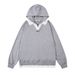 Color Block Thin For Men Spring Casual Street Style Trendy Ins Loose Embroidered Hoodie Top_viptrois.com
