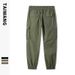 Men's Clothing Casual Pants Men Autumn and Winter Men's Clothing Ready to wear Dyed Multi pocket Loose fitting Men's Trousers_viptrois.com