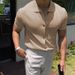 Men's Clothing Sweater Short Sleeved Top Loose Design Niche T Shirt_viptrois.com