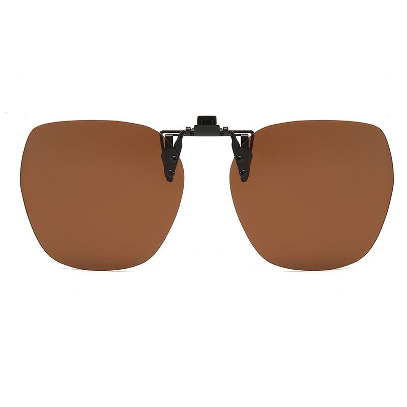 Men's Sunglasses Clip On Men's Ultra Light Driving Sunglasses Polarized Lens Clip On Myopia Glasses Day And Night Dual Use For Women_viptrois.com