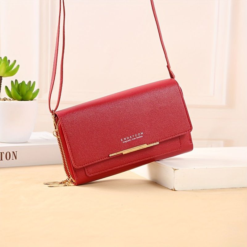 Women’s Bags New Style Ladies Wallet Multifunctional Shoulder Bag Medium And Long Clutch Bag Coin Purse_viptrois.com