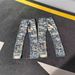 Men's Clothing 2025ss Independent Niuwang UC85 Digital Printing Washed Distressed Straight Wide Leg Loose Flared Denim Trousers_viptrois.com
