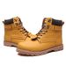 Men's Genuine Leather Boots - Winter Casual Roman Boots With Ethnic Pattern, Breathable & Comfortable (Black, Dark Brown, Yellow, Light Brown)_viptrois.com