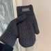 Sports Gloves Skiing Cycling Motorcycle Hiking Touch Screen Gloves Men's Fleece-thickened Warm Gloves Windproof Wool Knit Double Layer_viptrois.com