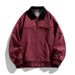 "Men's Vintage Workwear Jacket – Washed Cotton Denim With Relaxed Fit _viptrois.com