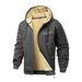 Cozy Fleece Hooded Sweatshirt For Men & Women - Soft Sherpa Lining, Warm Winter Pullover, Unisex Casual Streetwear (EU Sizing)_viptrois.com