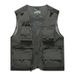 Unisex Multi-Pocket Outdoor Vest - Lightweight Fishing & Utility Waistcoat For Men & Women (12 Colors, S-6XL)_viptrois.com