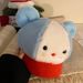 Korean Cute Cartoon Plush Baseball for Women, Warm Versatile in Autumn and Winter, Duck Tongue Hat, Big Head, Wide Face,_viptrois.com