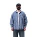 Large Size Men's New Tencel Denim Shirt Men's Ultra-thin Loose Fat Lapel Ice Silk Denim Shirt Men's Wholesale_viptrois.com