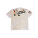 Heavyweight 250g Pure Cotton Retro Cartoon Neck Print Loose Short Sleeved T-Shirt For Men And Women_viptrois.com
