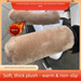 Electric Scooter Gloves Winter Cold-Proof Warm Rabbit Fur Motorcycle Tricycle Handlebar Brake Covers_viptrois.com