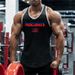 Fitness Vest Men's Foreign Trade Cross-border Training Clothes Men's Casual Tight T-shirt Trend Bodybuilding I-type Bottoming Shirt Tide_viptrois.com