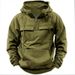 Men's Streetwear Hoodie With Multi-Pocket Design - Heavyweight Polyester Pullover (Oversized Fit, Drop Shoulder, Retro Colorways)_viptrois.com
