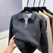 Men's Jacquard Knit Cardigan – Stylish Zipper Pocket Sweater Coat (Beige/Brown/Grey/Black, Sizes M-3XL)_viptrois.com