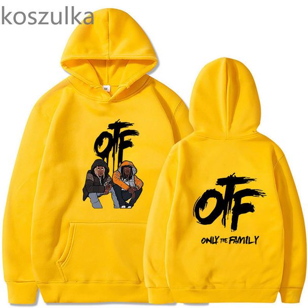 OTF Hoodie Streetwear Hip Hop Letter Print Sweats Shirts Har_viptrois.com