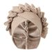 Muslim hat Pleated bract delicate headscarf casual comfortable fashion all warm cross brim ruffled lace_viptrois.com