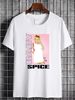 Baby Spice T Shirt Girl White S 5XL VE037 Top For Everyday Wear Soft Versatile Breathable Stylish Fashion Stretched Comfortable Graphic_viptrois.com