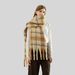 Premium Winter Scarf For Women - Soft Mohair Blend, Classic Plaid Design, Extra Long & Warm Unisex Wrap For Men & Women_viptrois.com