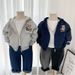 kids'clothing Cartoon bear casual hoodie for middle and small children_viptrois.com
