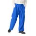 Men's Clothing Men's Wide Leg Linen Breathable Solid Color Pleated Pocket High Waist Casual Trousers_viptrois.com