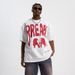 Summer Chinese Style American High Street Text Print 240g Drop Shoulder Loose Fit Couple T-Shirt Trend_viptrois.com