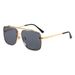 Men's Sunglasses New Double Beam Metal Cross Border Sunglasses Fashion Atmosphere Men's Square Glasses Advanced Trimmed Sunglasses Women_viptrois.com