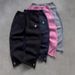Men's Clothing Retro Y2k Street Trend Hip Hop Elastic Waist Zipper Loose Solid Color Sports Casual Pants_viptrois.com