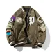 Varsity Jackets: Winter Baseball Jackets For Men And Women, Streetwear Fashion Coat, Blue Red_viptrois.com