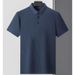 2025d Muscle Men High Elastic Knit Non-Iron Slim Fit Polo Shirt Fitness Sports Business Wrinkle-Resistant Premium Feel_viptrois.com