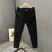 Men's Clothing High End Solid Color Nine Point Pants Spring And Summer New Korean Version Slim Fit Versatile British Style Straight Casual Pants_viptrois.com