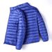Men's Slim-Fit Lightweight Down Jacket With 90% White Duck Down, Stand Collar Short Coat For Windproof Warmth In Versatile Colors_viptrois.com