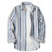 Men's Clothing Daily Casual Striped Digital Printing Long Sleeved Shirts_viptrois.com