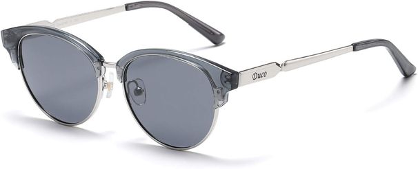 DC1221 Women's Polarised With UV400 Protection Fashionable Designer Sunglasses Large Metal Frame_viptrois.com