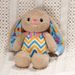 Cute Soft Striped Rabbit Doll Plush Toy Little White Rabbit Doll Children's Ragdoll Easter Gift_viptrois.com