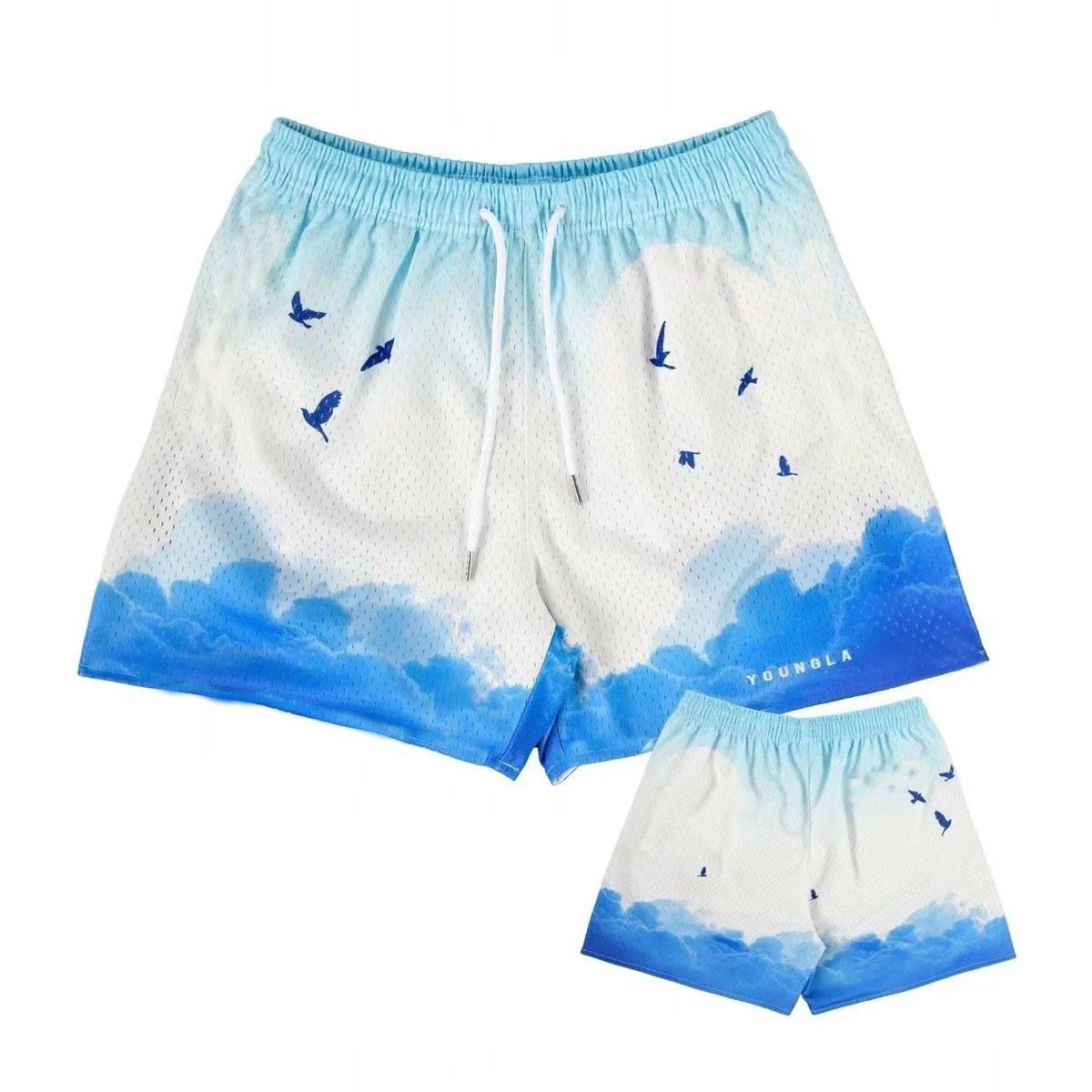 Men's Clothing shorts men's new campus shorts breathable quick drying basketball sweatpants running muscle fitness five point pants_viptrois.com