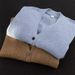 2025 Autumn New Cardigan American Casual Lazy Style V-Neck Knitted Sweater Men's Solid Color Jacket Trendy_viptrois.com