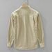 Embroidered Long Sleeved Shirt For Men, Fashionable And Versatile, Artistic And Casual Loose Top_viptrois.com