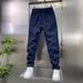 Men's Casual Pants Spring Autumn Solid Color Simple Versatile Jogger Lightweight Men's Bottoms_viptrois.com