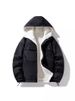 Double-sided Cotton-padded Men's Autumn And Winter Thickened Cotton Jacket Trendy Brand Men's Lamb Wool Jacket_viptrois.com
