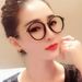 Women's Eyewear Frames Metal Round Frame Flat Glasses Anti Blue Light Glasses Internet Celebrity Student Glasses Frame Can Be Matched With Glasses_viptrois.com