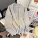 Loom Loom Style Lazy Couple Knitted Cardigan Sweater For Men Women, New Autumn Winter European And American Niche Loose Top Coat_viptrois.com
