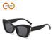 Two Circles New Retro Cat Eye Sunglasses For Women High End Pearl Studded Narrow Frame Glasses Sun Protection Sunglasses T1396_viptrois.com