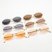 Women's Sunglasses New Frameless Oval Sunglasses For Women Retro Light Colored Sun Glasses All Match Street Shooting Sunglasses_viptrois.com
