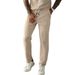 Men's Cross-Over American Corduroy Casual Pants Mid-Waist Drawstring Thin Straight Loose Fit Long Trousers for Business & Commuting_viptrois.com