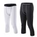 Men's clothing Quick drying sports capri tights Men's basketball fitness track and field leggings Running elasticity_viptrois.com