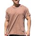 Men's Casual Sports Top Trendy Washed Distressed Cotton Loose Fit Tee Short Sleeve Spring Summer_viptrois.com